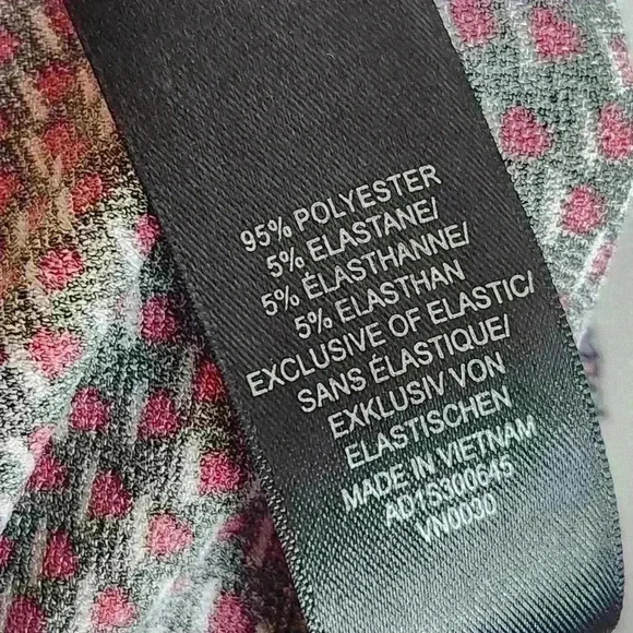 Adrianna papell women's black and red blouse size medium - Picture 8 of 9